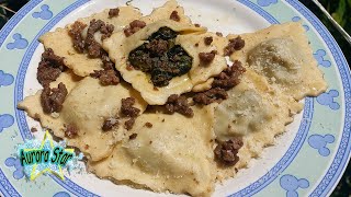 Ricetta classica Agnolotti alla piemontese fatti in casa con sugo darrosto [upl. by Cedar]