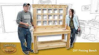 How To Build A Potting Bench Tutorial  Build It With Baird [upl. by Krutz]