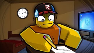 ROBLOX DO YOUR HOMEWORK AT 3 AM [upl. by Adlesirc]