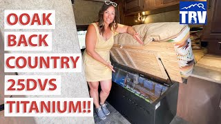 NEW Outdoors RV Back Country 25DVS TITANIUM SERIES With Tiny Watts Lithium Inverter Package OOAK [upl. by Enimzzaj9]