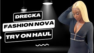 FASHION NOVA TRYON HAUL  MODELING 9 TRENDY OUTFITS [upl. by Anelah]