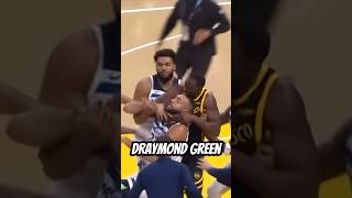 Draymond Green HEADLOCKS Rudy Gobert 😳 nba basketball shorts [upl. by Aklog]