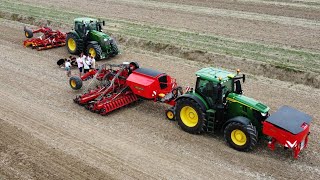 Vaderstad PROCEED  John Deere 6R 250 [upl. by Harim]