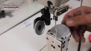 How to Thread a post sewing machine  AT810 [upl. by Akimert]