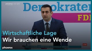 FDP Parteipressekonferenz mit Bijan DjirSarai  041124 [upl. by Lirba]