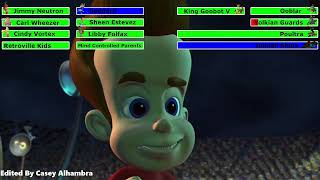 Jimmy Neutron Boy Genius 2001 Final Battle with healthbars 12 [upl. by Aehtna343]