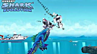 Abysshark vs Powerful Sharks Epic Battles in Hungry Shark Evolution [upl. by Naeroled]