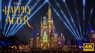 4K Happily Ever After Firework SpectacularMagic Kingdom Walt Disney World ￼ [upl. by Merat583]