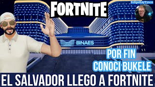 Por Fin Conocí a Nayib Bukele Explorando El Salvador dentro de FORNITE y hablando con Salvadoreños [upl. by Ovida]