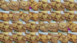 heavy 18k hallmark gold mangalsutra design with price 2024  mangalsutra ke fancy design sone ke [upl. by Morehouse]