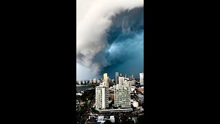 Incredible Storm Front over City [upl. by Jourdain]