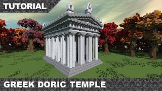 Minecraft Greek Doric Temple Tutorial amp Download [upl. by Rustin]