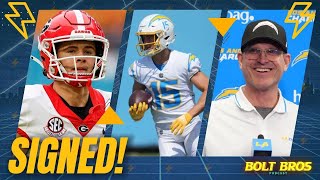 Ladd McConkey Signs HUGE Rookie Deal  BOLT BROS  LA Chargers [upl. by Papagena]