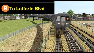 Trainz 2019 The Outside World NYCT B Shepherd Avenue To Ozone ParkLefferts Blvd R68 [upl. by Adlesirk]