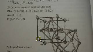 Cristallochimie Etude structurale de loxyde RbxAuyOz SMC S4 12 [upl. by Livi]