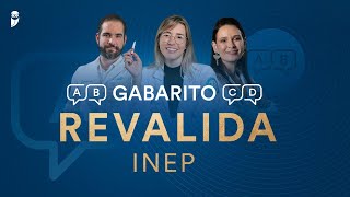 Gabarito Revalida INEP 20242  Correção de Prova Ao Vivo [upl. by Allenaj301]