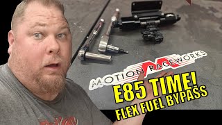 FLEX FUEL READY Installing Motion Raceworks Dual Channel In Line Flex Fuel Sensor Mount [upl. by Adnof45]