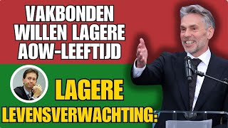 Lagere Levensverwachting Vakbonden Willen Lagere AOWLeeftijd [upl. by Sibylla]