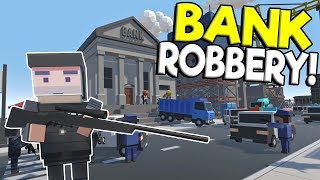 BANK ROBBERY amp POLICE CHASE THROUGH THE CITY  Tiny Town VR Gameplay  Oculus Rift Game [upl. by Neo]