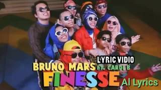 Finesse  Bruno Mars ft Cardi B Gen Halilintar Official Video Lyrics [upl. by Ree]