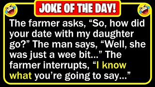 🤣 BEST JOKE OF THE DAY  A man meets a farmer who has three stunning  Funny Clean Jokes [upl. by Ingamar]