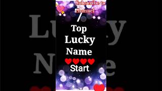 viralshortMy First Love Name start with🍁✨🥰short 👍lucky name💝 treading ❤‍🔥💖 letterlove [upl. by Matlick]