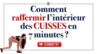 Comment perdre des cuisses avec 7 minutes d’entrainement  Fitness  cardio  mincir [upl. by Llednek]