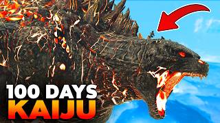 I Survived 100 Days in Kaiju ARK Heres What Happened [upl. by Klarrisa]