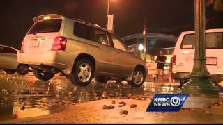 Storms dump rain across metro flooding Westport [upl. by Aisek]