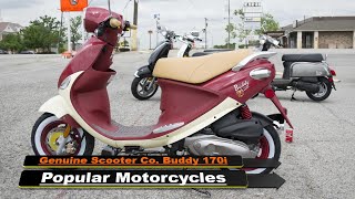 Genuine Scooter Co Buddy 170i Popular 2024 Motorcycles [upl. by Aleakim]