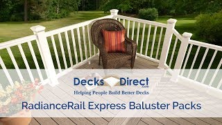 TimberTech RadianceRail Express Baluster Packs by AZEK Building Products [upl. by Nima]