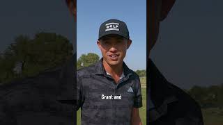 Collin Morikawa lets Grant Horvat try his TP5the rest is history TaylorMade shorts [upl. by Chong]