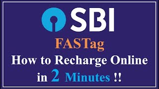 SBI Fastag  How to recharge online in two minutes  Tamil [upl. by Mclain]