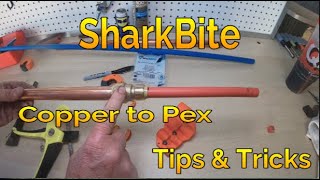 How to connect Copper to Pex using SharkBite Fittings [upl. by Amir]