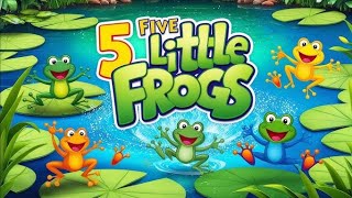 🌈little frog song for kids🌈 cartoon videos little fairy nursery rhymes [upl. by Brittan]