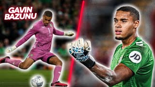 Gavin Bazunu  Goalkeeper from the Future for Top Clubs Super Saves [upl. by Peugia]