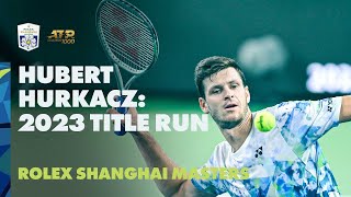 Hubert Hurkaczs Best Plays In Run To Shanghai 2023 Title [upl. by Anev]