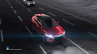 Eclipse Cross 2019  Sistema de Monitoramento de Pontos Cegos BSW  Mitsubishi Motors [upl. by Kammerer]