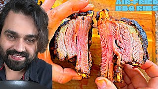 Beef Ribs  BBQ Beef Ribs  Grill Beef Ribs in Air Fryer [upl. by Rramel]