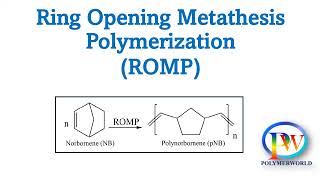 Ring opening metathesis polymerization ROMP [upl. by Ymerej]