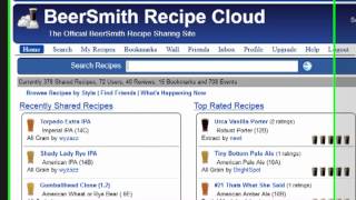 Uploading a Recipe to the BeerSmith Recipe Cloud [upl. by Nikolia980]