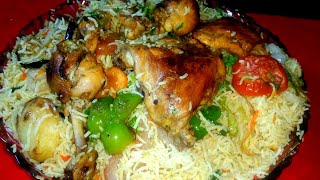 Arabian dish chicken maqlooba traditional recipe [upl. by Mayce]