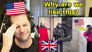 American reacts to Armed British Police VS Obnoxious American Tourists [upl. by Bohner]