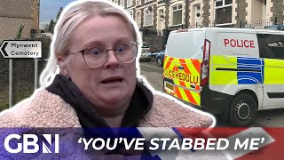 Aberfan Pregnant victim screamed youve stabbed me as neighbours rushed to her aid [upl. by Auqinom861]