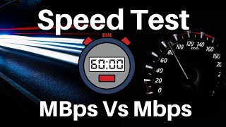 How to check Internet speed MBps Vs Mbps [upl. by Emory479]