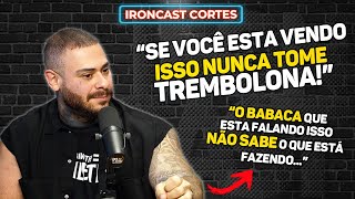 LEO STRONDA FICA PTO E MANDA A REAL SOBRE O USO DE ESTERÓIDES – IRONCAST CORTES [upl. by Fraase395]