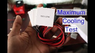 Peltier maximum cooling test  peltier cooler  Peltier experiment  new science experiments [upl. by Nussbaum856]