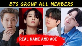 BTS Group All Members Real Name and Age in 2022 [upl. by Ot]