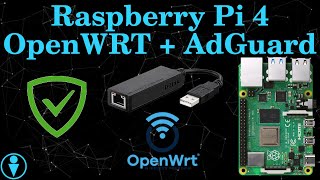 Raspberry Pi 4 as a Home Router OpenWRT  AdGuard Home [upl. by Akilat150]