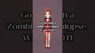 Zombie apocalypse in dti dresstoimpress roblox robloxcreator [upl. by Aamsa]